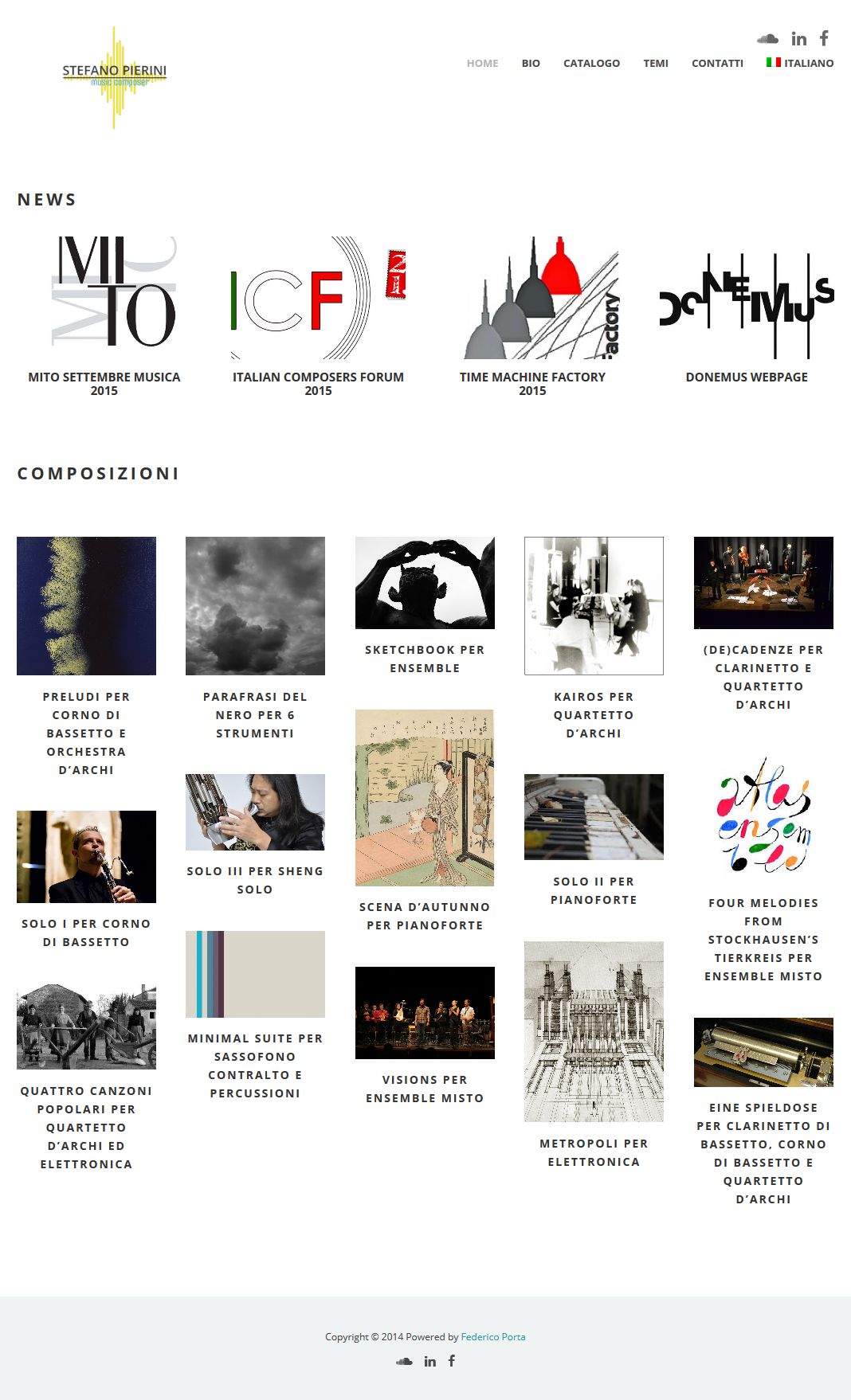 Stefano Pierini compositore sito online