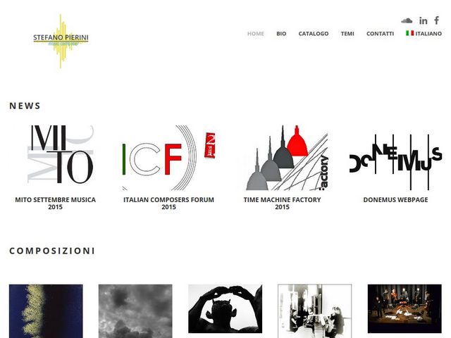 Stefano Pierini compositore sito online