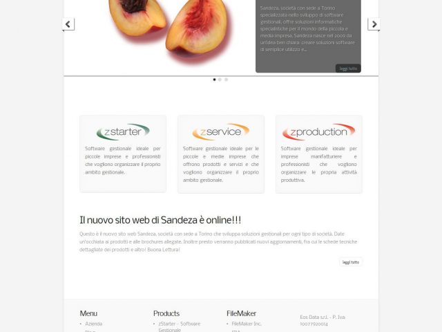 Sandeza.com sito web online